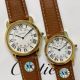 Replica RONDE SOLO DE CARTIER Yellow Case 36MM Lover Watch Leather Strap (8)_th.jpg